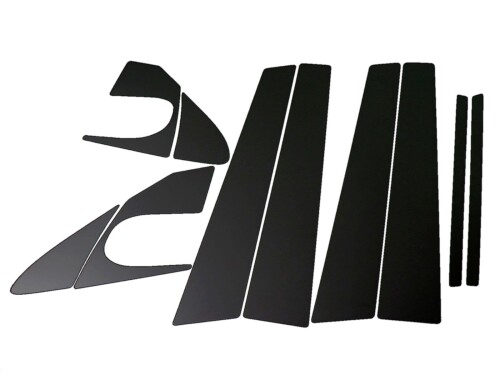 BRIGHTZ カローラランクス 121 122 123 124 超鏡面ステンレスブラックメッキピラーパネル バイザー無用 10PC NZE121 NZE124 ZZE122 ZZE123 ZZE124 NZE ZZE E121 E122 E123 E124 120 カローラ ランクス 4984