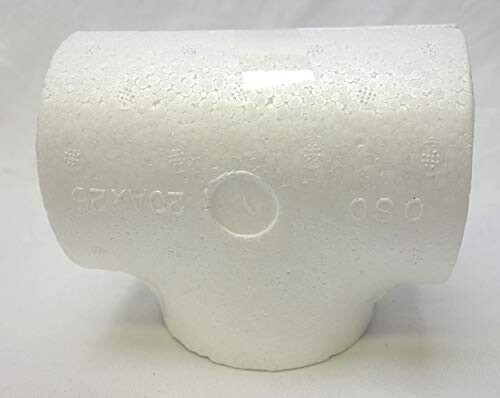 (株)昭和コーポレーション スチロール チーズ 20AX25mm 配管用保温・継手カバー STT20A ホワイト