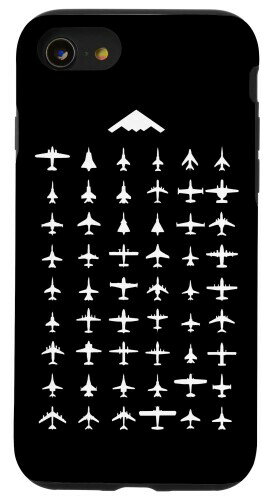 iPhone SE (2020) / 7 / 8 ミリタリーファイタージェッツ F-15 F-16 F-18 F-22 F-35など スマホケース