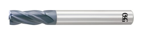 オーエスジー WXLコート4枚刃超硬スクエアエンドミルショート形 外径23mm 全長120mm 刃長45mm シャンク径25mm WXL-EMS 23(3130730)