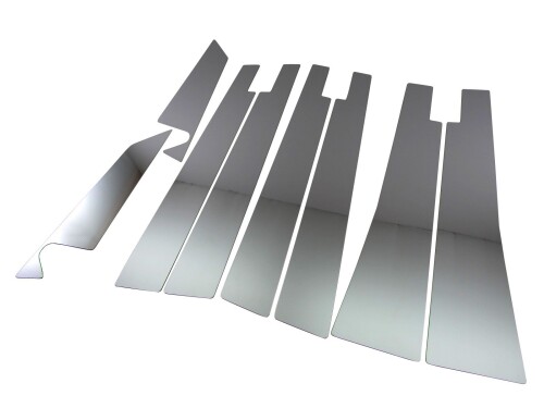 BRIGHTZ ノア 60系/65系 超鏡面ステンレスピラーパネル 8PC バイザー有用 1173