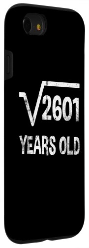 2601の平方根 - 51歳の誕生日 算数 51歳 スマホケース iPhone SE (2020) / 7 / 8 用