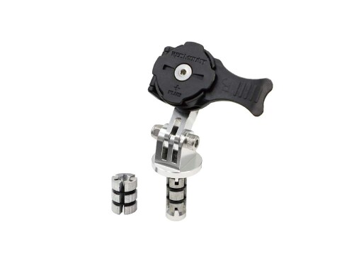 (レックマウントプラス) Moto マウント9 ステムホールタイプ (シルバー)「マウントのみ、別途 専用ケース必要」12.8mm-24mm対応