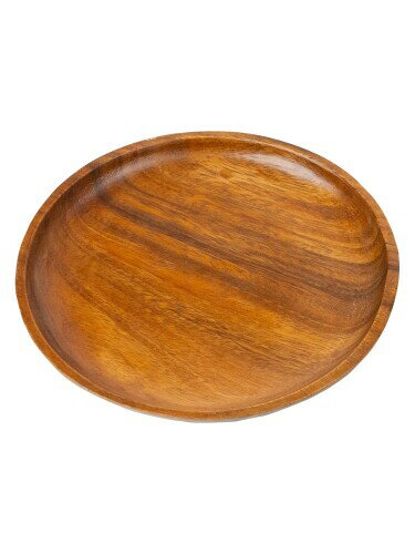 エメリー商会 木製食器 ランチプレート ラウンド 約長さ23×幅23×高さ2.5cm