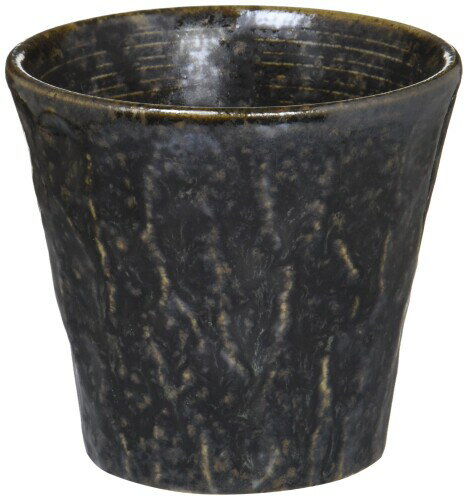 山下工芸(Yamasita craft) 黒伊良保焼酎カップ 9.8×9.8×8.5cm 280cc 32031-088