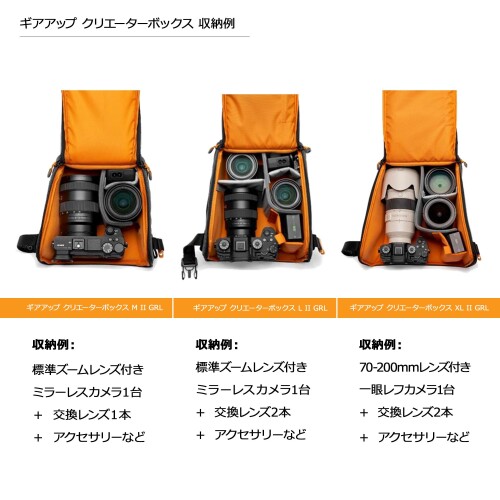 �����ץ�(Lowepro) ����ʡ������Хå� �������å� ���ꥨ�������ܥå��� L II GRL �����ƥʥ֥��Ǻ� ɸ�ॺ�������եߥ顼�쥹����� �򴹥��2�ܼ�Ǽ 2�ʳ����� 3,7L LP37348-GRL