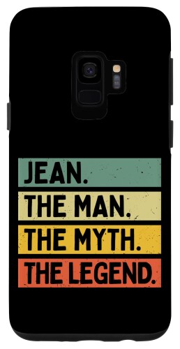 Galaxy S9 Jean The Man The Myth The Legend 面白い名言 カスタマイズ可 スマホケース