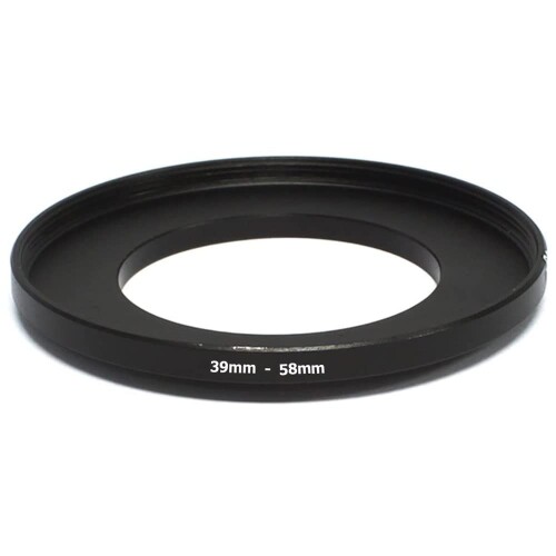 楽天ミスターポストマン楽天市場支店NinoLite（NinoLite） ステップアップリング39mm→58mm カメラレンズ用 アルミ合金製 アダプターリング（Step-Up Ring） 黒