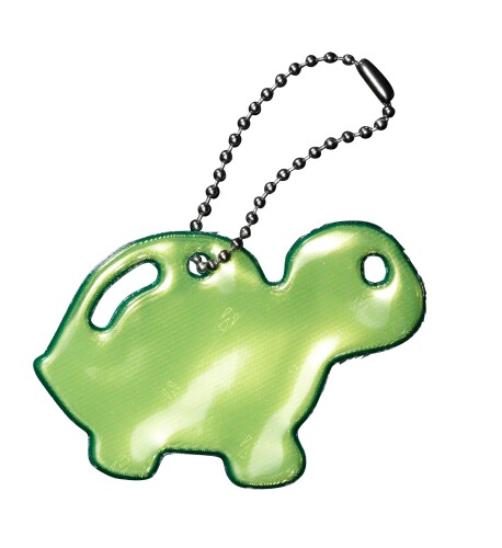 グリミス Glimmis かめ グリーン GR 北欧 リフレクター 反射 キーホルダー 再帰性反射素材