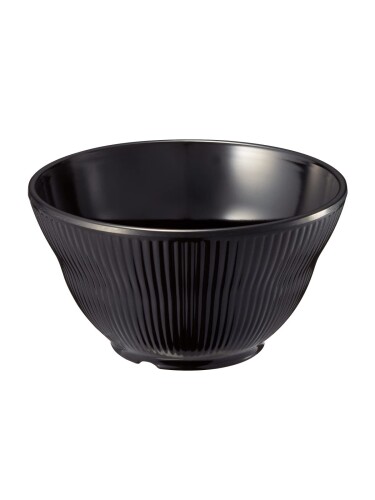 台和 茶碗 お椀 ボウル 黒 11cm 1個入 シンプル 食洗機対応 メラミン食器 スタッキング可能 業務用 日本製 ルーチェ BY-21-BK ブラック