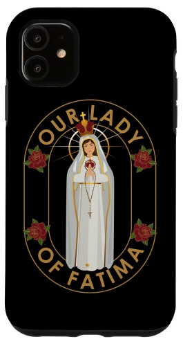 iPhone 11 ファティマの聖母 ロザリオ 祈り 聖なる祝福を受けたマリア カトリック スマホケース