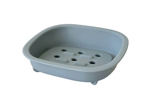 八幡化成 sceltevie ソーププレート omniassiette(オムニアシェット) ブルー 245667 日本製