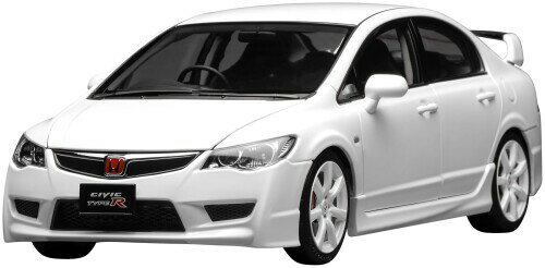 フリースタイル (FREESTYLE) MOTORHELIX 1/18 ホンダ シビック タイプR (FD2) 2007 後期Ver. プレミアムホワイトパール 完成品 M85404