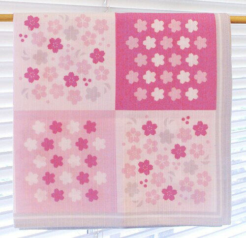 Miyamoto-Towel 宮本 日本製 風呂敷 おかみさんの小風呂敷 50×50cm 小桜市松 30041