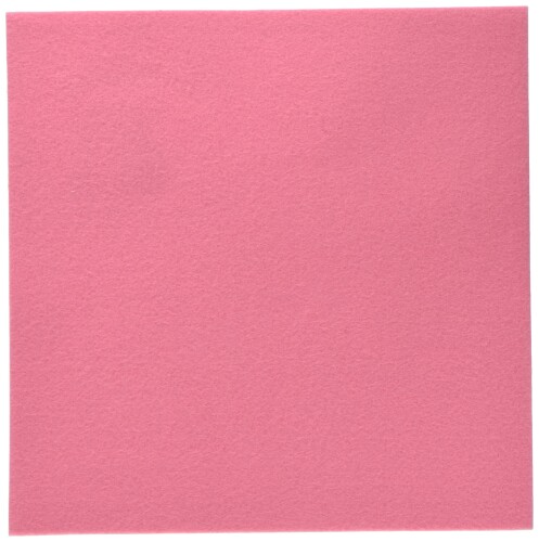 KIYOHARA K フェルト 粘着 シール 付き 洗える 5枚入 横18cm×縦18cm #106 桃色 KT1002