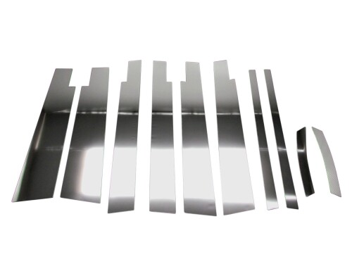 BRIGHTZ ノア 80 85 超鏡面ステンレスメッキピラーパネル バイザー有用 10PC ZWR80G ZRR80G ZRR80W ZRR85G ZRR85W ZWR ZRR R80 R85 13965