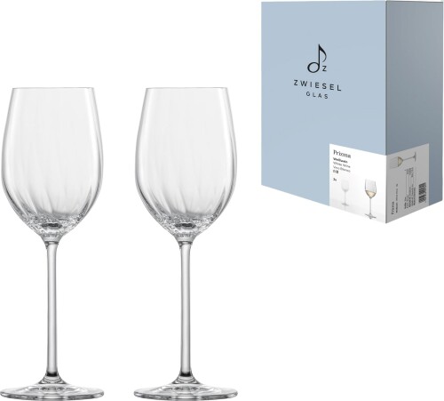 ツヴィーゼル グラス（ZWIESEL GLAS） ワイングラス プリズマ 赤白ワイン兼用 白ワイン 2個ペア マシンメイド m122328