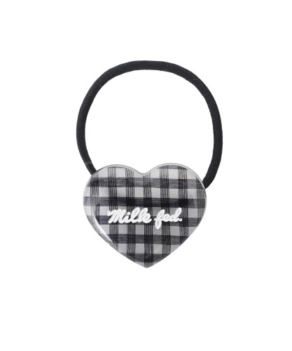 ���󥬥�إ����饹�ƥ��å� GINGHAM HEART HAIR ELASTIC �إ����� �إ������� �֥쥹