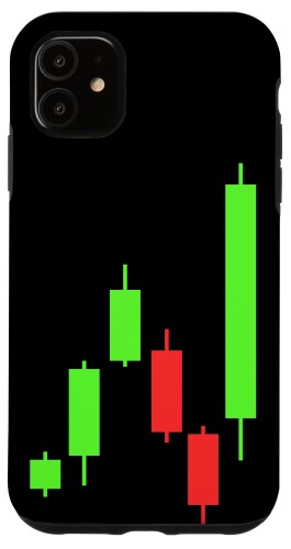 iPhone 11 Daytrading Stock Trader ローソク足 証券取引所トレーダー用 スマホケース
