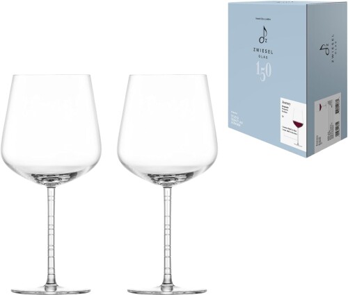 ツヴィーゼル グラス（ZWIESEL GLAS） ワイングラス ジャーニー 赤ワイン（ブルゴーニュ）用 ブルゴーニュ 2個ペア マシンメイド m123073