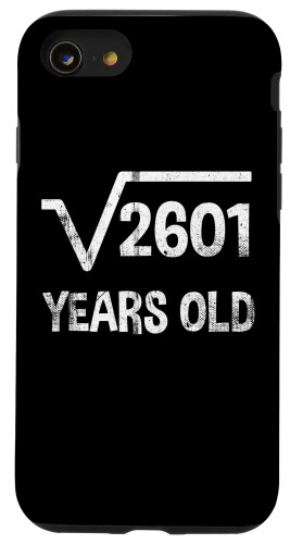 iPhone SE (2020) / 7 / 8 2601平方根 51歳の誕生日 算数 51歳 スマホケース