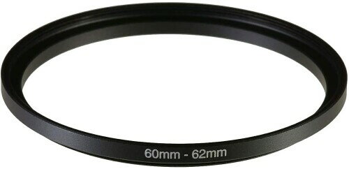 楽天ミスターポストマン楽天市場支店NinoLite（NinoLite） ステップアップリング 60mm→62mm カメラレンズ用 アルミ合金製 アダプターリング（Step-Up Ring） 黒