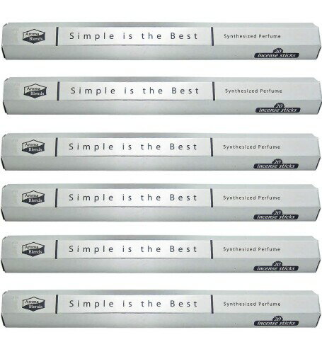 パルマート(Palmart) アロマブレンズ インセンススティック 20本入り 6個セット シンプルイズザベスト ..