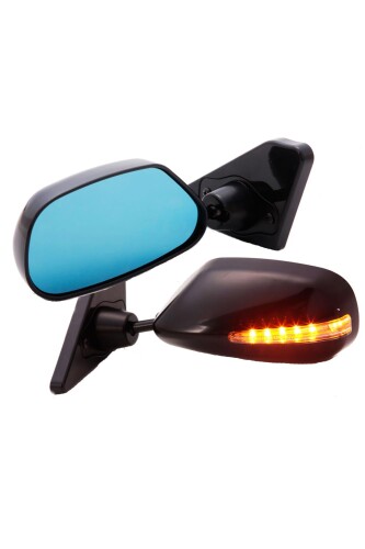 GT2ミラーLED ブラック/手動/右ハンドル車 DA系 インテグラ