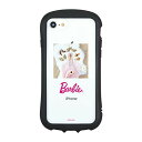 バービー　iphone ケース グルマンディーズ Barbie iPhone SE (第3世代/第2世代) / 8 / 7 / 6s / 6 (4.7インチ) 対応 ハイブリッドクリアケース バービー ヒール BAR-35A