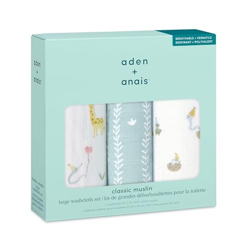 aden + anais エイデンアンドアネイ ガーゼタオル イヤーオブスネーク 3枚セット 3...