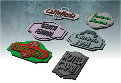 エフシーモデル 1/35 イタリア 商業標識 6種類入 ミニチュア用アクセサリー FC35521