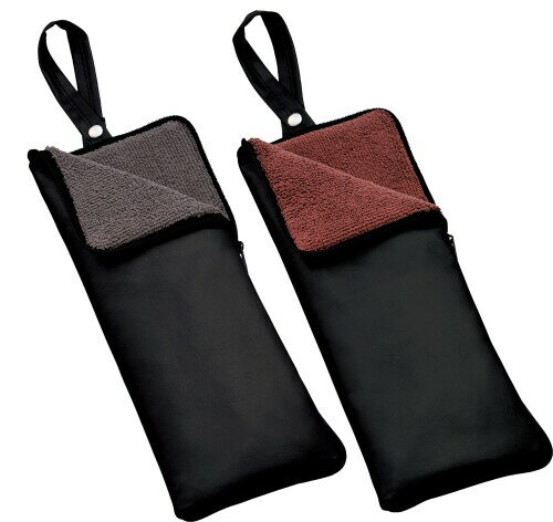 傘カバー メンズ 吸水 速乾 マイクロファイバー 折りたたみ傘用 濡れたまま収納 2色組