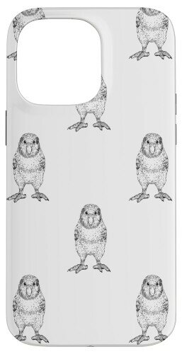 미니멀리스트 카카포 패턴 라인 아트 뉴질랜드 새 좋아 스마트폰 케이스 iPhone 14 Pro Max용