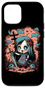 iPhone 12/12 Pro Kawaii Death Metal Goth Anime Emo Girl スマホケース
