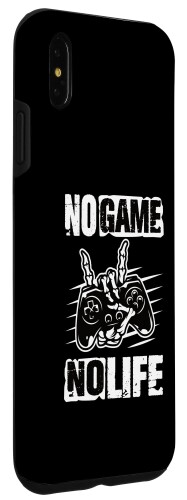 ノーゲーム・ノーライフ - ゲーマー格言集 ゲーミングゲーマー スマホケース iPhone XS Max 用