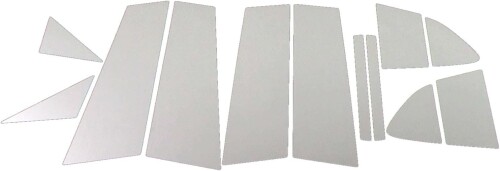 BRIGHTZ アテンザセダン GJ 超鏡面ステンレスメッキピラーパネル バイザー無用 12PC GJ2AP GJ2FP GJ5FP GJEFP GJ2 GJ5 GJE 2AP 2FP 5FP EFP AP FP アテンザ セダン