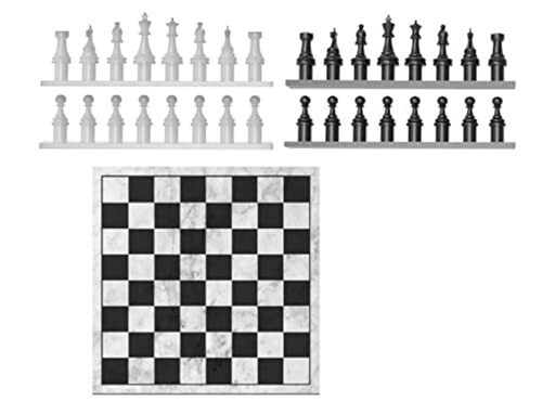 トリファクトリー 1/12 IDEAシリーズ フィギュア用チェスゲームセット レジン製スペアハンド付 レジンキット ID-12 成型色