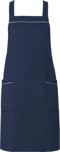 Sommelier Aprons - アルべ エプロン 胸当 X型 たすき掛け ポケット付 丈夫 動きやすい 飲食 レストラン カフェ 厨房 制服 ARBE T7826 C-5 ネイビー Fサイズ