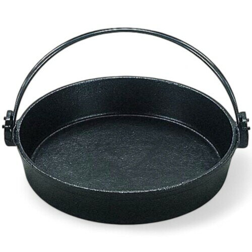 J-kitchens IH対応 クラシック すき焼き鍋 なべ 24cm 鍋 なべ ツル付 24x24x5cm 鉄 日本製