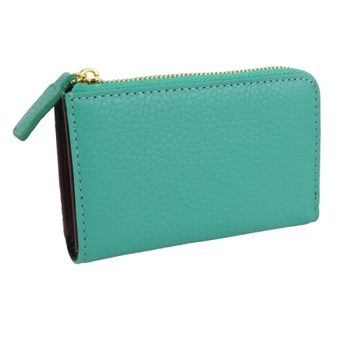 (ポップフル) キーケース 鍵入れ キーホルダー キーリング スマートキー 本革 イタリアンレザー 母の日 敬老の日 ギフト プレゼント クリスマス (エメラルドグリーン)