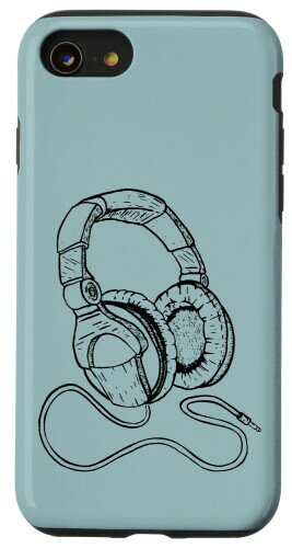 iPhone SE (2020) / 7 / 8 Hip-Hop Over Ear Headphones Old School Rap Street Art Retro スマホケース