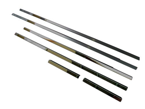 BRIGHTZ AZワゴン カスタムスタイル MJ23系 超鏡面ブラックメッキステンレスウィンドウモール 6PC 4921