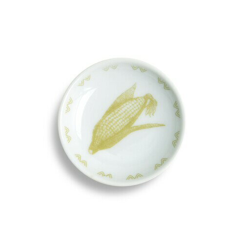 natural69 ちょこさい 姫皿 とうもろこし / ナチュラル69 はさみ焼き 食器 豆皿 姫皿 箸置き 薬味皿 野菜 カラフル 電子レンジ対応 日本製 おしゃれ かわいい 北欧 和食器 陶磁器 プレゼント