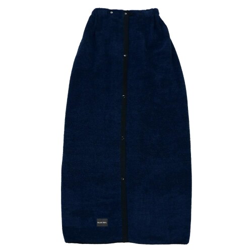 (ブルーセイル) マイクロファイバー ラップタオル 無地 男の子 女の子 タオル キッズ ジュニア 大人 子供 着替え 温泉 プール スイミング 海水浴 ネイビー 100x120cm