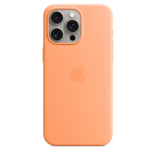 Apple MagSafe対応iPhone 15 Pro Maxシリコーンケース - オレンジソルベのサムネイル