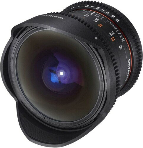 SAMYANG 動画用単焦点魚眼レンズ VDSLR 12mm T3.1 フィッシュアイ ソニーαA用 フルサイズ対応 883720