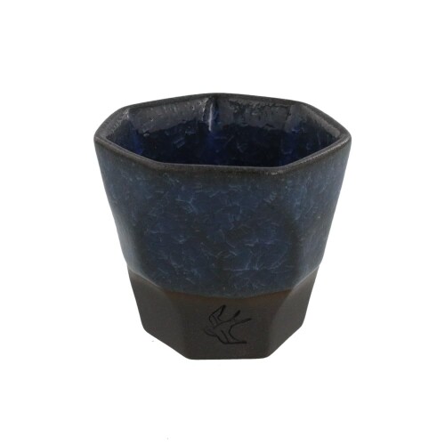 EAST table（イーストテーブル）ぐい呑 氷裂貫入 つばめ工房 ブルー 75cc 日本製 レンジ対応 食洗機対応 89-004-03