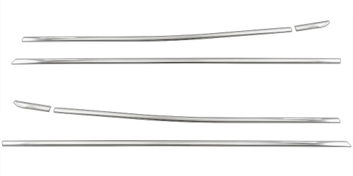 BRIGHTZ インプレッサG4 GK 超鏡面ステンレスメッキウィンドウモール 6PC GK2 GK3 GK6 GK7 K2 K3 K6 K7 インプレッサ G4