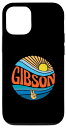 iPhone 13 Gibson シャツ ヴィンテージ サンセット ギブソン グルービー タイダイ スマホケース