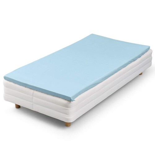 offtime(オフタイム) フィットシーツ 椿オイル加工 ライトブルー ダブル140×210×20cm 天然保湿成分配合..